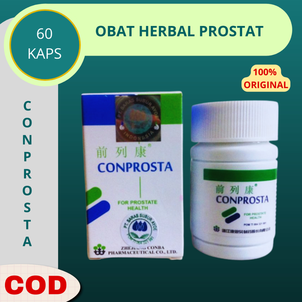Obat Prostat Kencing Terus menerus Infeksi Saluran Kemih Anyang anyangan Herbal Cina Conprosta 60 Ka