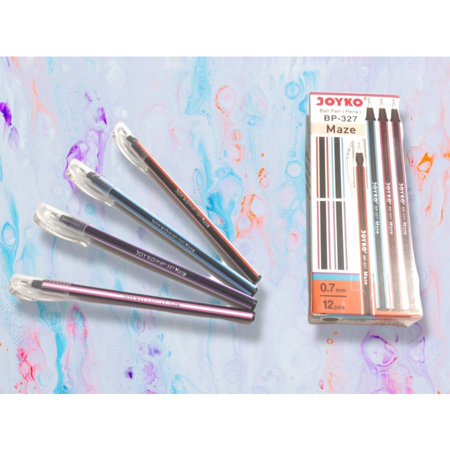 

Pulpen Joyko Maze BP - 372 Hitam 0,7