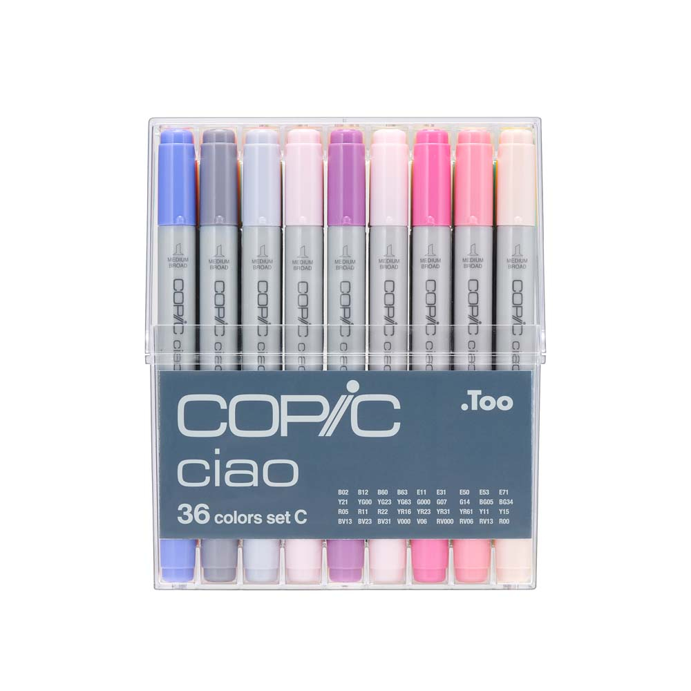 

COPIC CIAO 36 COLOR SET C