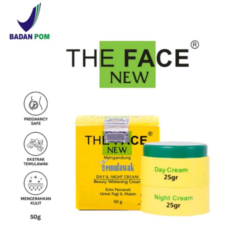 THE FACE TEMULAWAK CREAM SIANG MALAM ORIGINAL BPOM