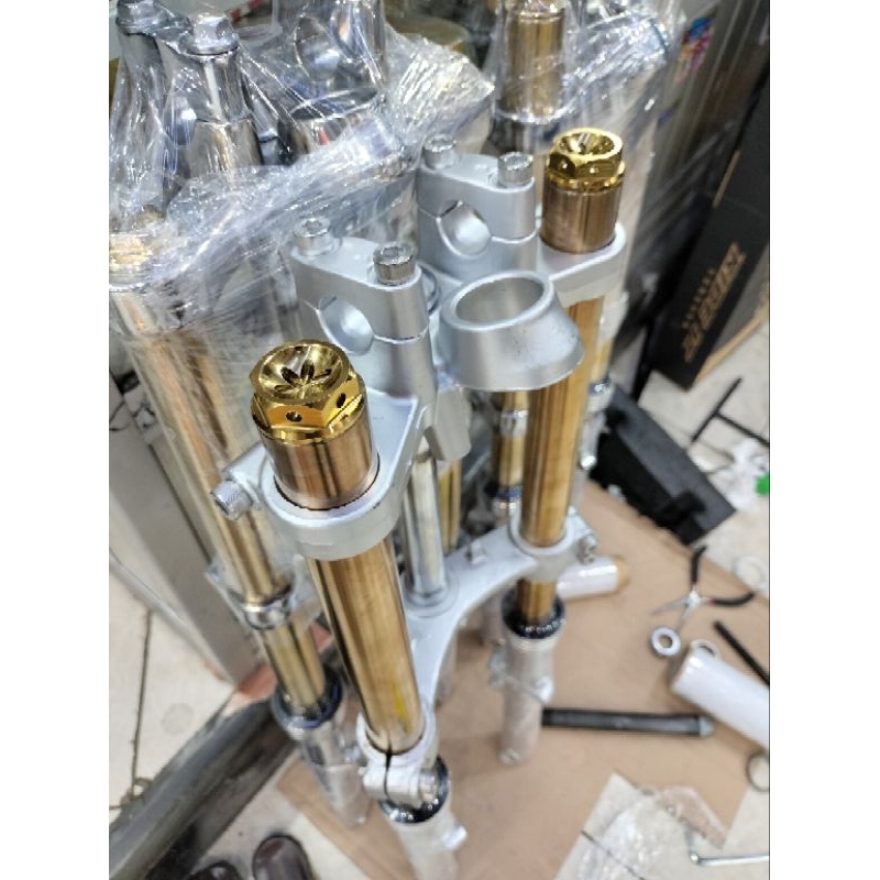 Shock depan ninja gorilla risetan pnp ninja r/ss