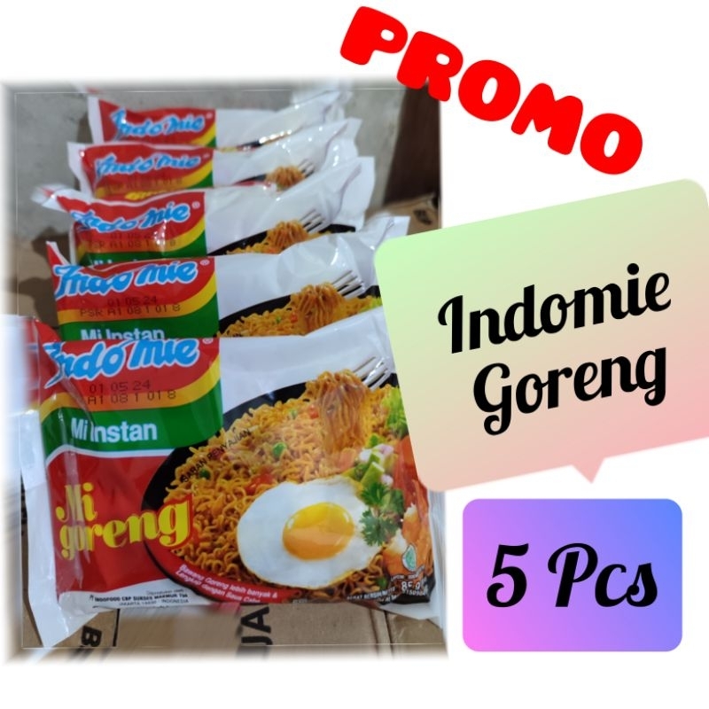 

(PAKET ISI 5) MIE INDOMIE GORENG ORIGINAL