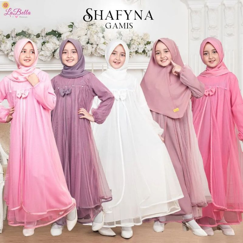 Gamis Anak Shafyna by Labella / Gamis Anak Shafyna  Labella Gamis Terbaru