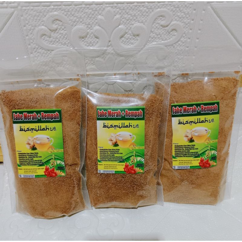 

jahe merah rempah produk sendiri