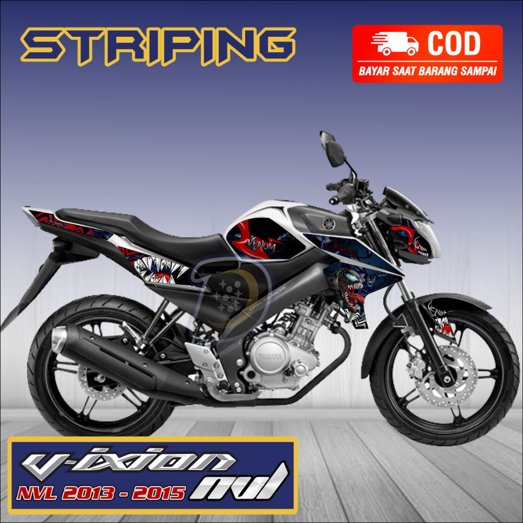 Striping Vixion Nvl 2014 2015 Stiker Lis Variasi Vixion Nvl Stiker Yamaha Vixion Nvl Venom