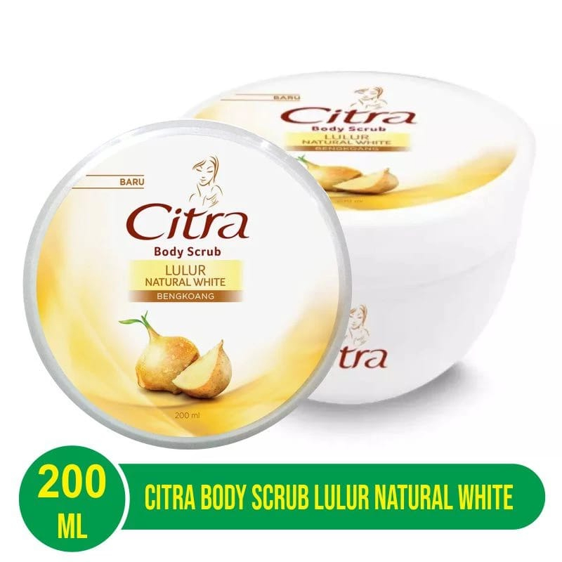 CITRA Body Scrub Lulur Natural White Bengkoang (200ml)