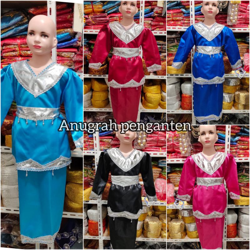 baju karnaval Minang anak perempuan/Baju tari minang anak TK - SMA