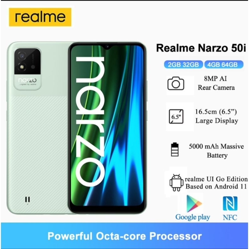 Jual Realme Narzo 50i Bekas