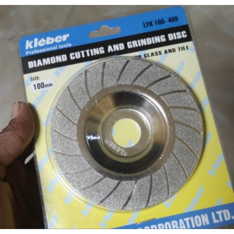 Mata gerinda diamond poles bevel keramik kaca kleber mangkok