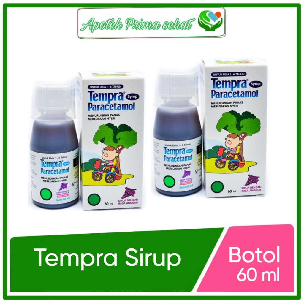 TEMPRA | SIRUP | DEMAM | PARACETAMOL | 60 GR