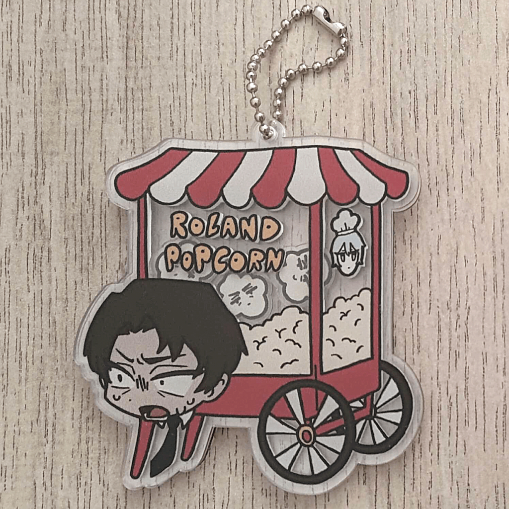 Library of Ruina Roland Shaker Machine Keychain Fanart by Tofuaru