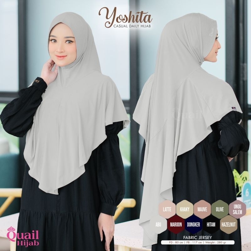 Yoshita Casual Hijab Quail