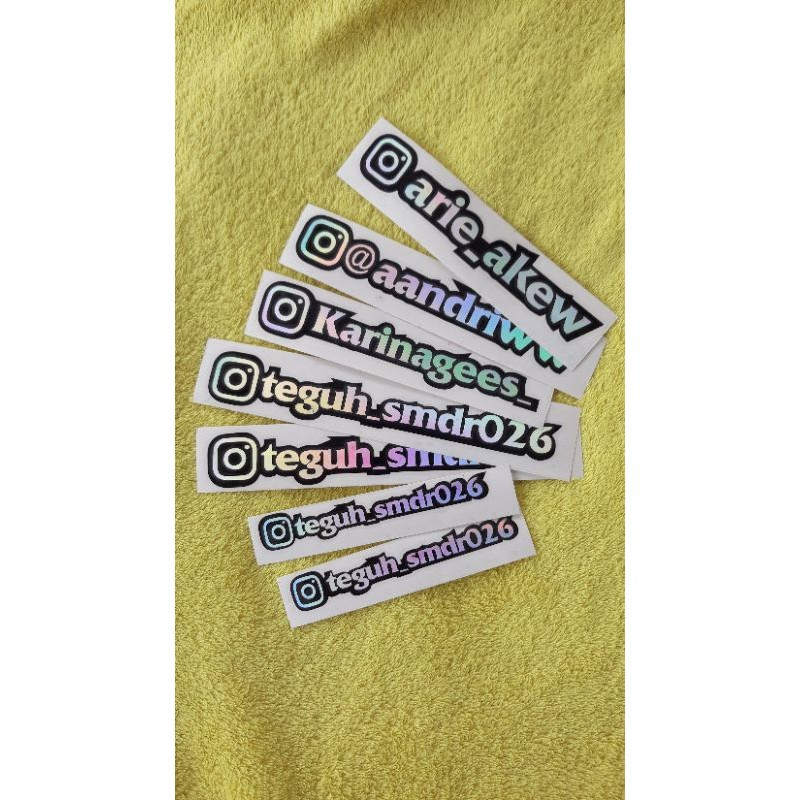 

STICKER BEBAS COSTUM