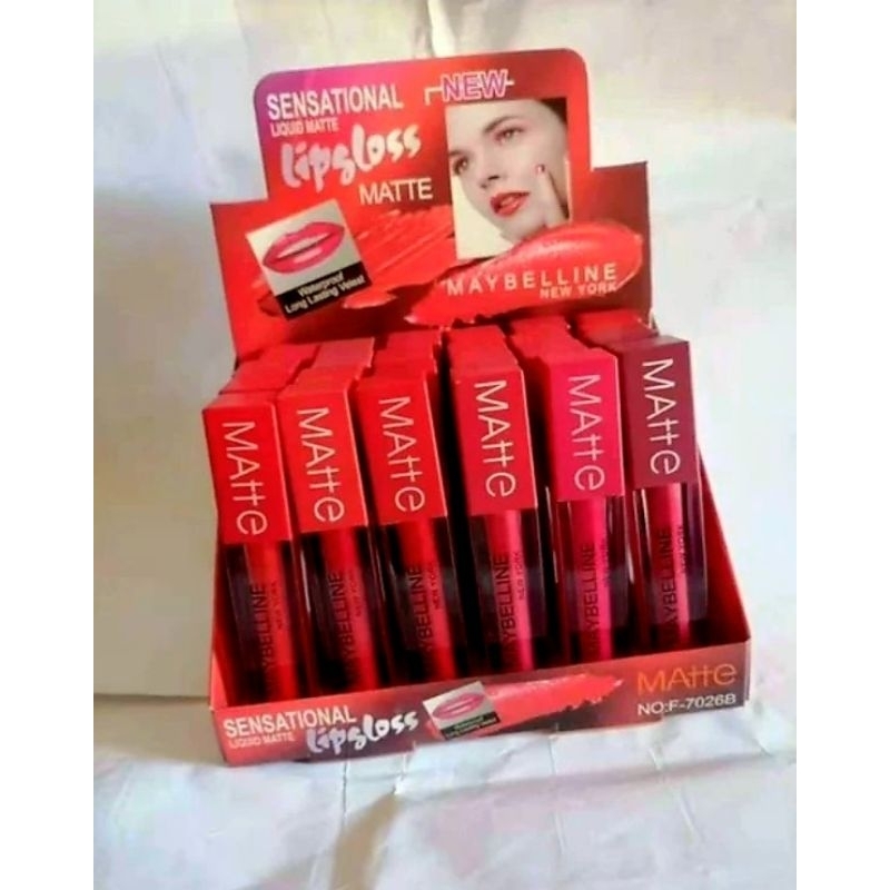 LipCream Mybelline Matte F 7026 B [ Tidak Bisa Pilih Warna ]