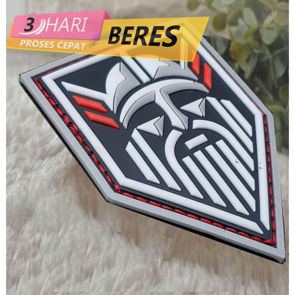 Label patch custom desain sendiri custom harga murah aksesoris label logo baju jersey baju futsal da