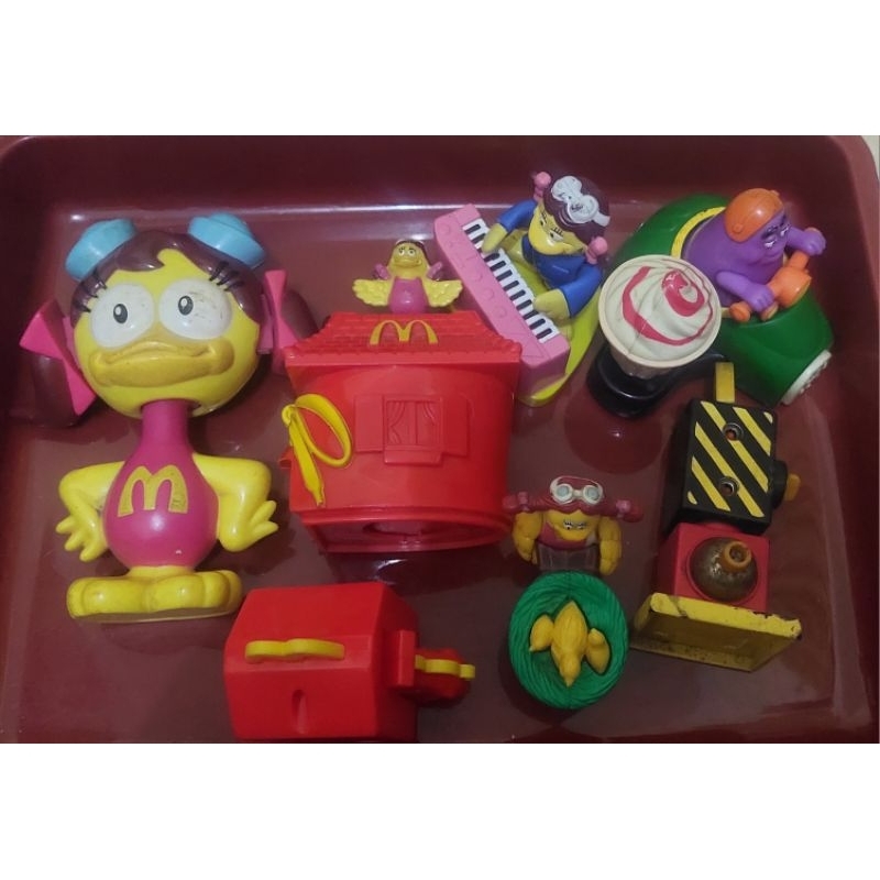 Maskot Happy Meal Mcdonalds Preloved Ronald Gramice Birdie hamburglar Pirate Gramice Birdie Plane