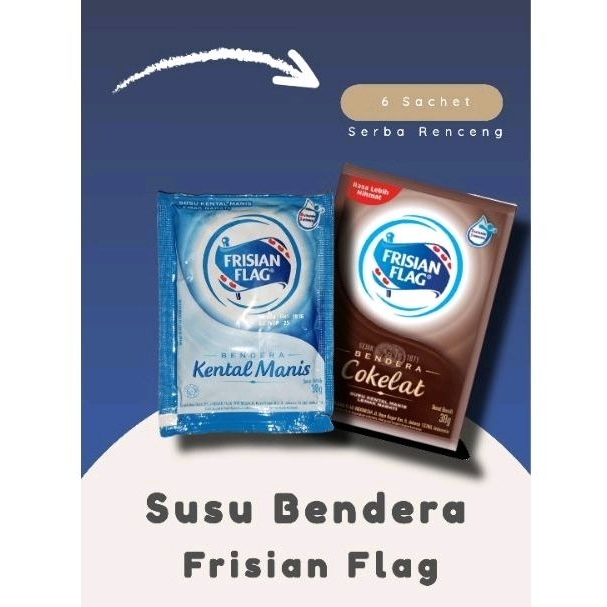 

Susu Bendera Frisian Flag Al Varian 1 Renceng (Isi 6 Sachet)
