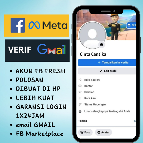 𝐀𝐤𝐮𝐧 𝐅𝐚𝐜𝐞𝐛𝐨𝐨𝐤 Fb Fesbuk Fresh POLOSAN Login Type UID EMAIL GMAIL BERGARANSI HIGH QUALITY