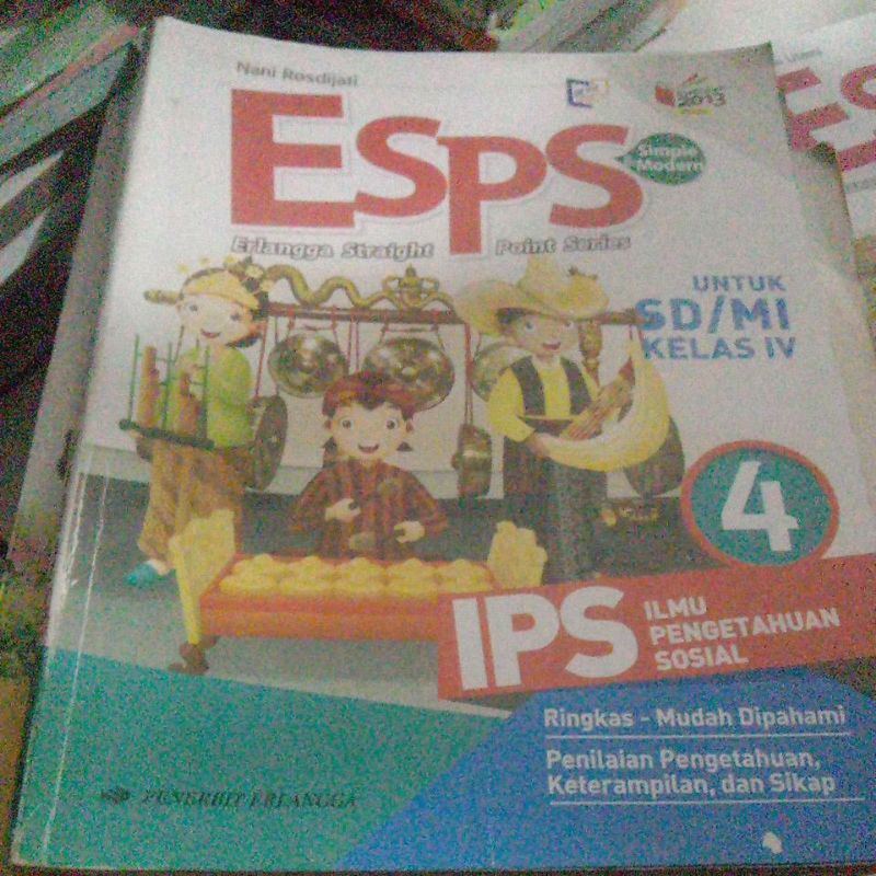 BUKU ESPS IPS KELAS 4 ERLANGGA 13