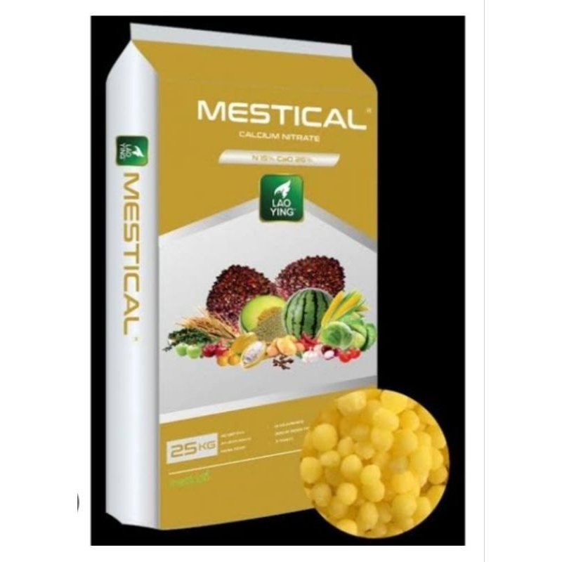 PUPUK MESTICAL GOLD KEMASAN ASLI BERAT 1 KG PUPUK CALSIUM NITRATE