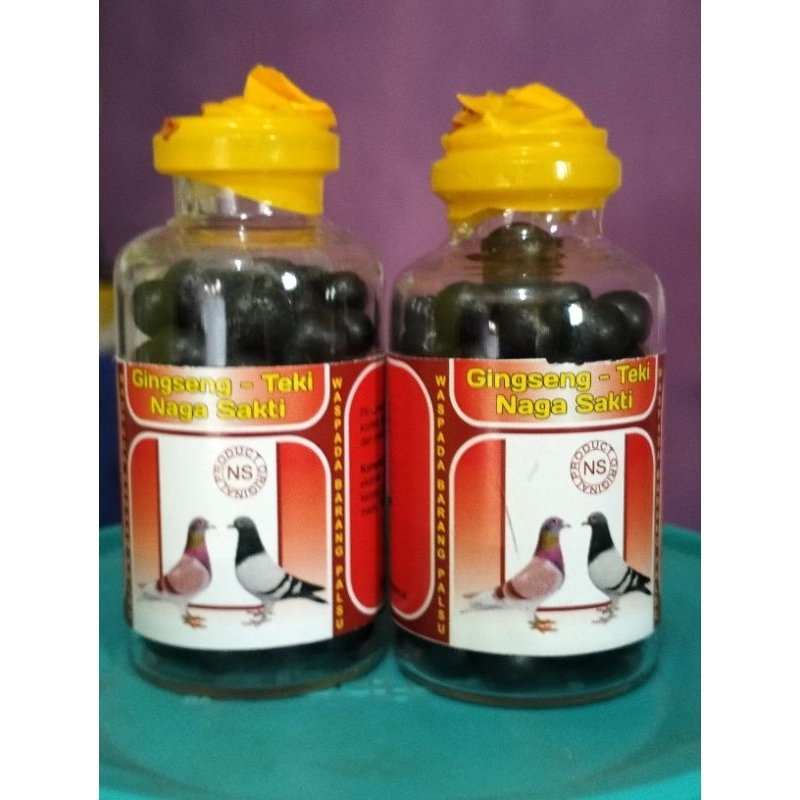 pil hitam gingseng teki isi 100 butir jamu keket merpati giring stamina vitamin