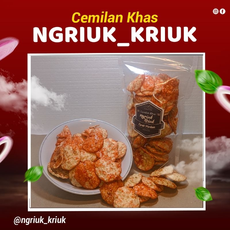 

Makanan Ringan Opak Medan Balado Cemilan Khas Ngriuk Kriuk