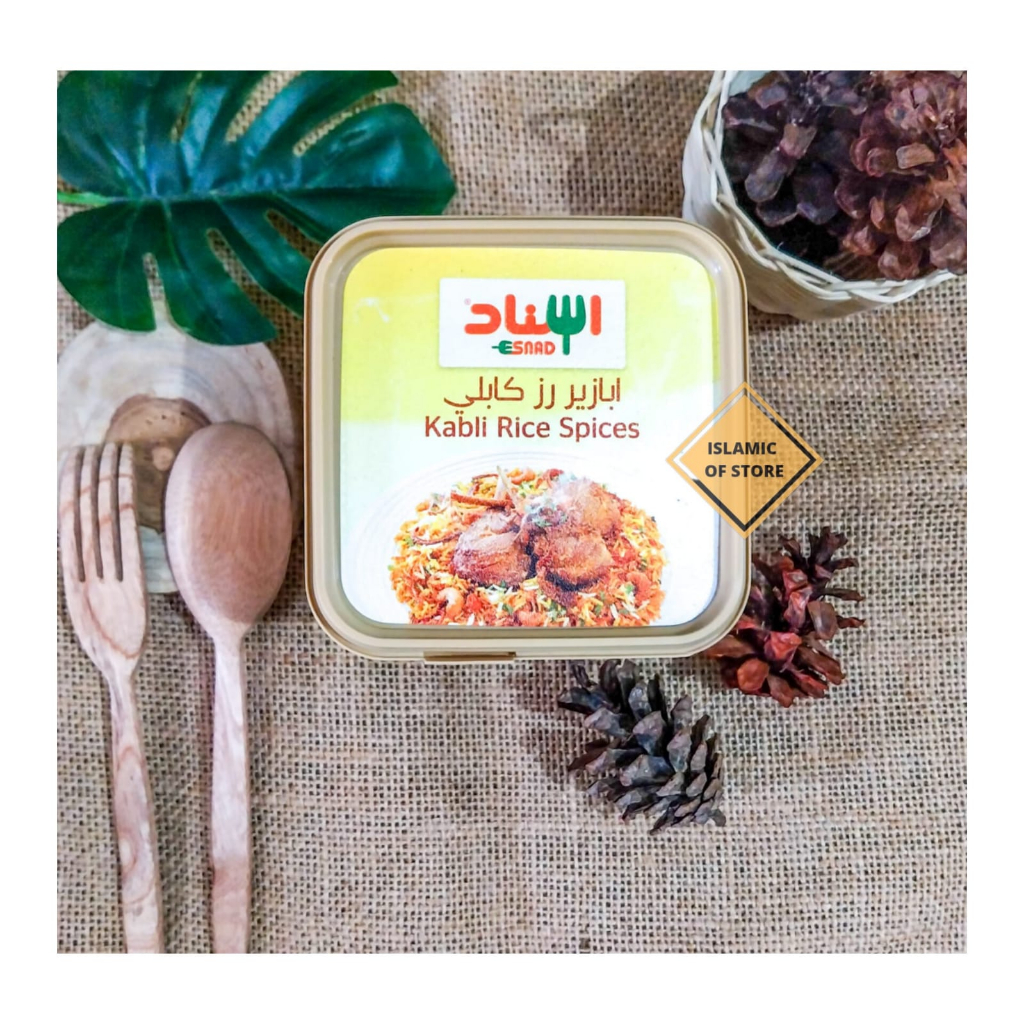 

BUMBU NASI ESNAD RICE KEBULI KABLI SPICES 200 gr KHAS TIMUR TENGAH HALAL TERMURAH