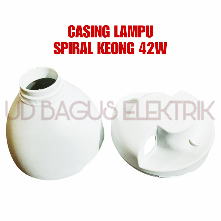 CASING LAMPU SPIRAL KEONG 42W ORIGINAL BAHAN TAHAN PANAS