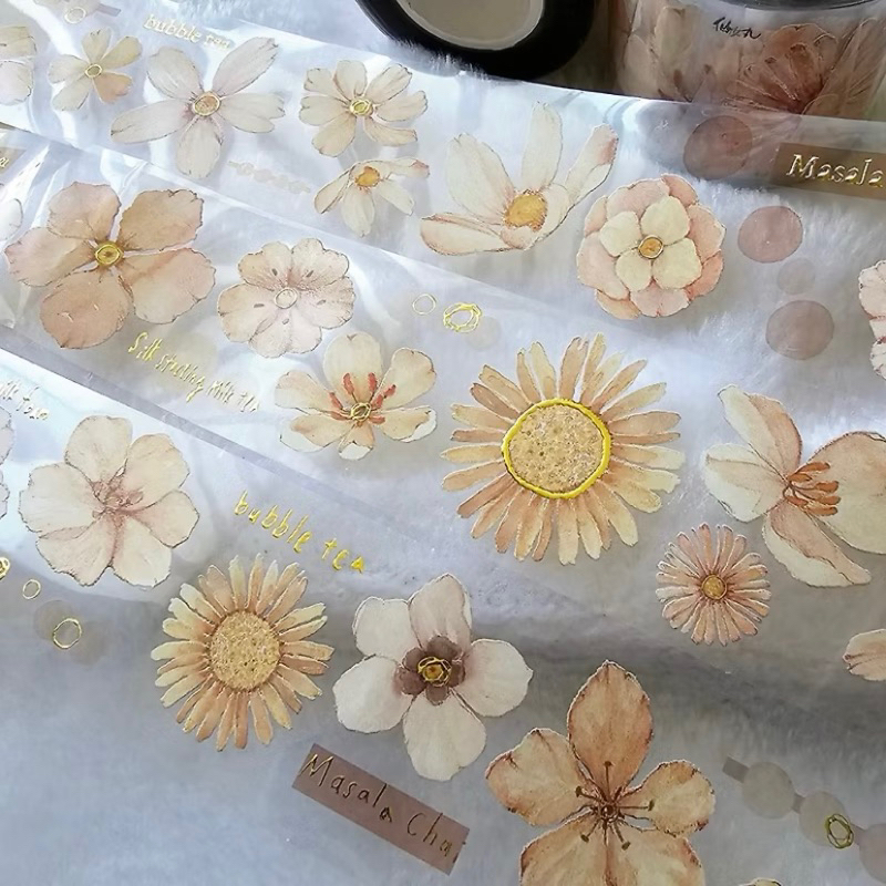 

[Sample] Fairy Maru Flowers Vol.17 Washi and PET Tape - 1 Loop