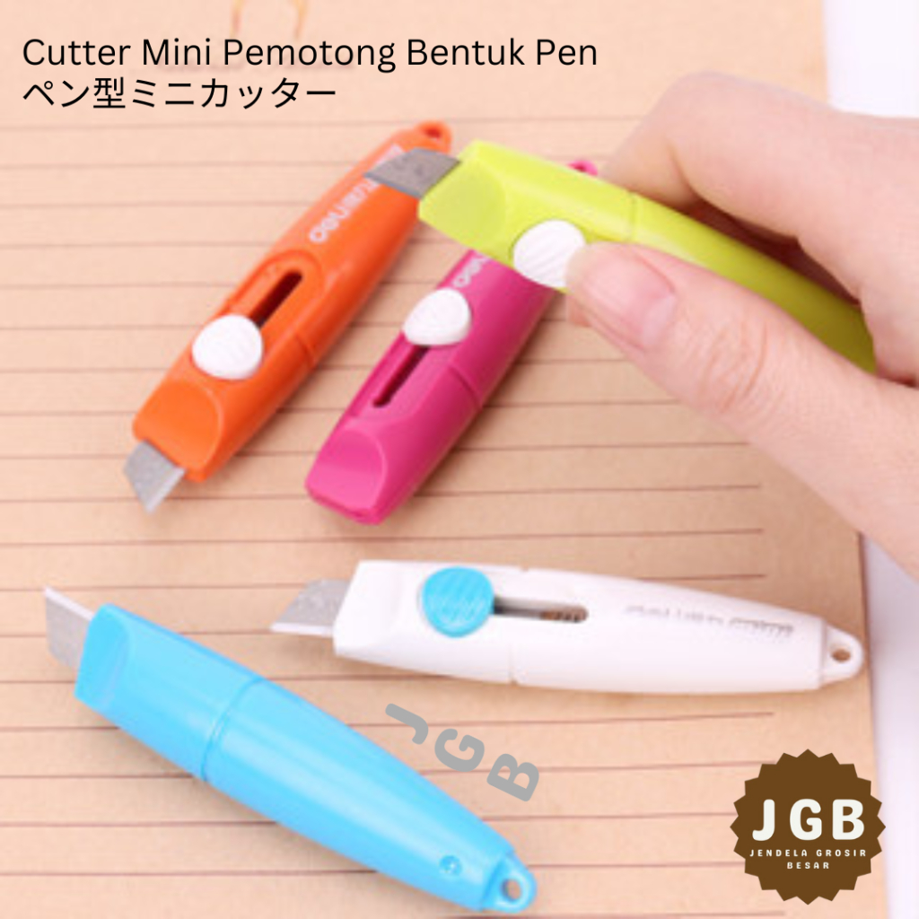 

Cutter Mini Pemotong Bentuk Pen - Cutter Pisau Mini Pemotong Serbaguna