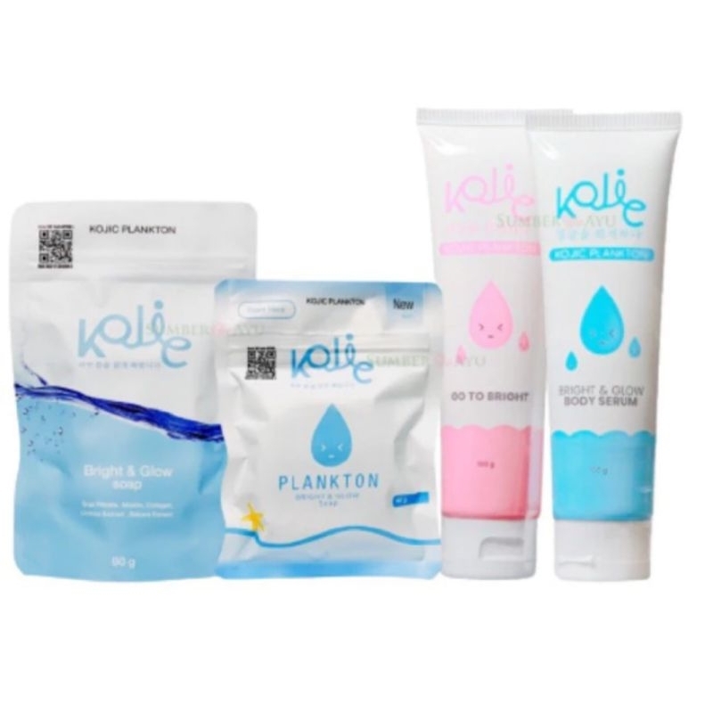 PAKET HEMAT KOJIC PLANKTON SOAP + BODY SERUM