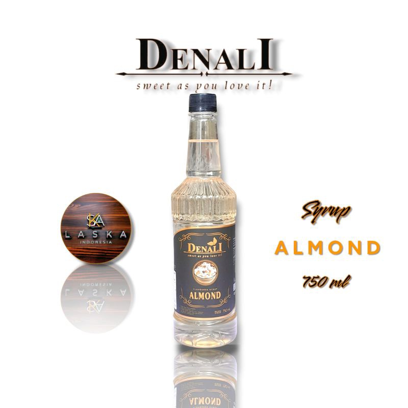 

Denali Almond Syrup 750 ml - Sirup Almond merk Denali - Denali Sirup Rasa almond