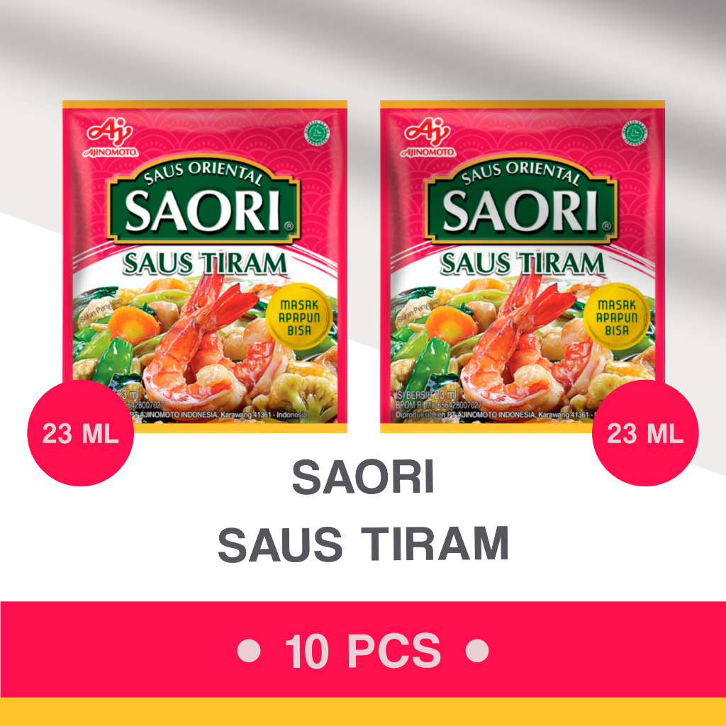 

Saori Saus Tiram Saus Oriental Renceng (23ml) isi 10 pcs