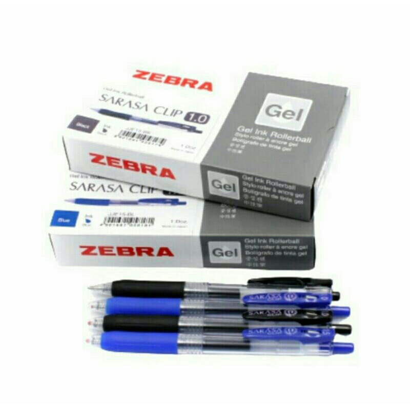 

Pulpen Bollpoin Gel Zebra Sarasa 1,0 hitam