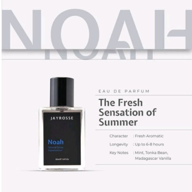 Parfum Jayrosse Noah Parfum Pria tahan lama 30ml Parfume Jayrosse Noah