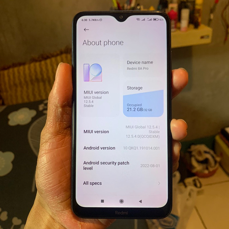 Hp Xiaomi Redmi 8a Pro Ram 2/32