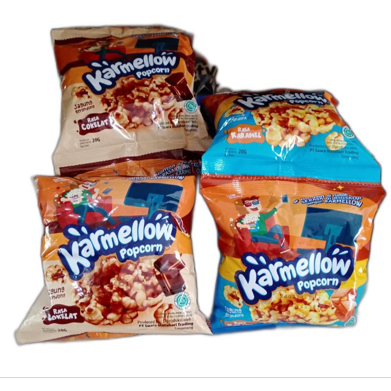 KARMELLOW POPCORN KARAMEL / COKELAT