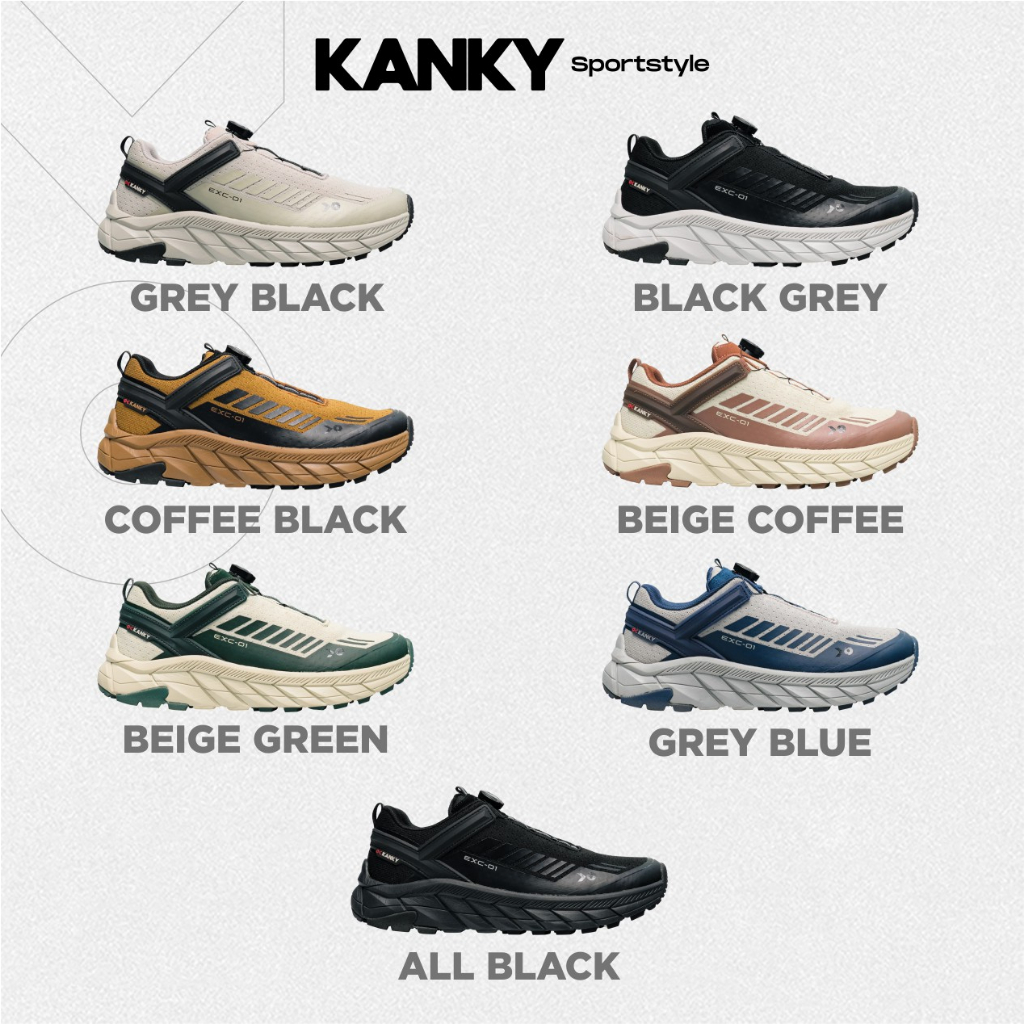 Kanky Sportsyle Exc 01 - Sepatu Sport Casual Sport Style Pria Dewasa - Kanky Sportstyle