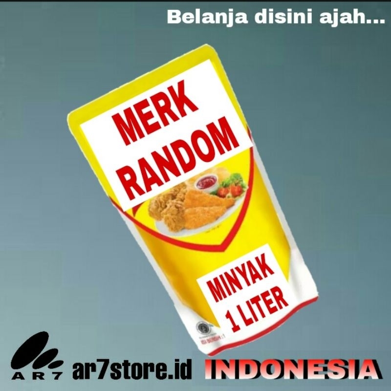 

[JATIM] MINYAK GORENG 1 Liter (Merk Random) kemasan pouch