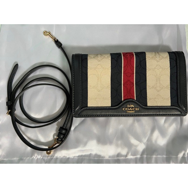 coach anna foldover wallet