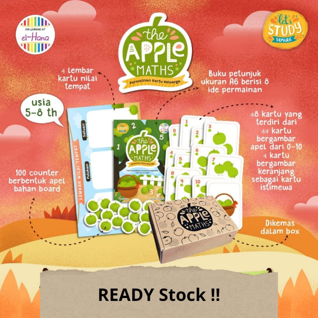 Buku Anak Matematika Siapa Takut The Apple Maths Media Belajar Pecahan