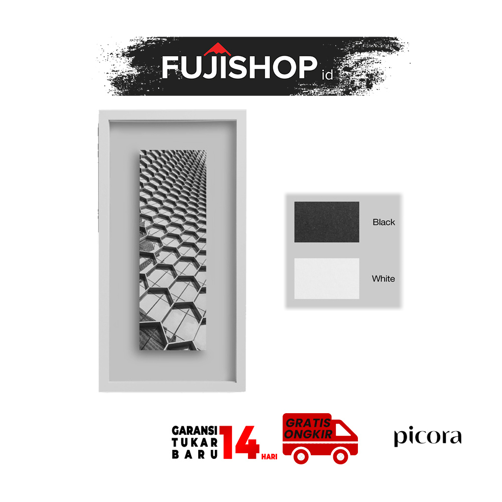 Picora Arte Floating Frame 25x50cm Bingkai Foto Dinding Pigura Frame