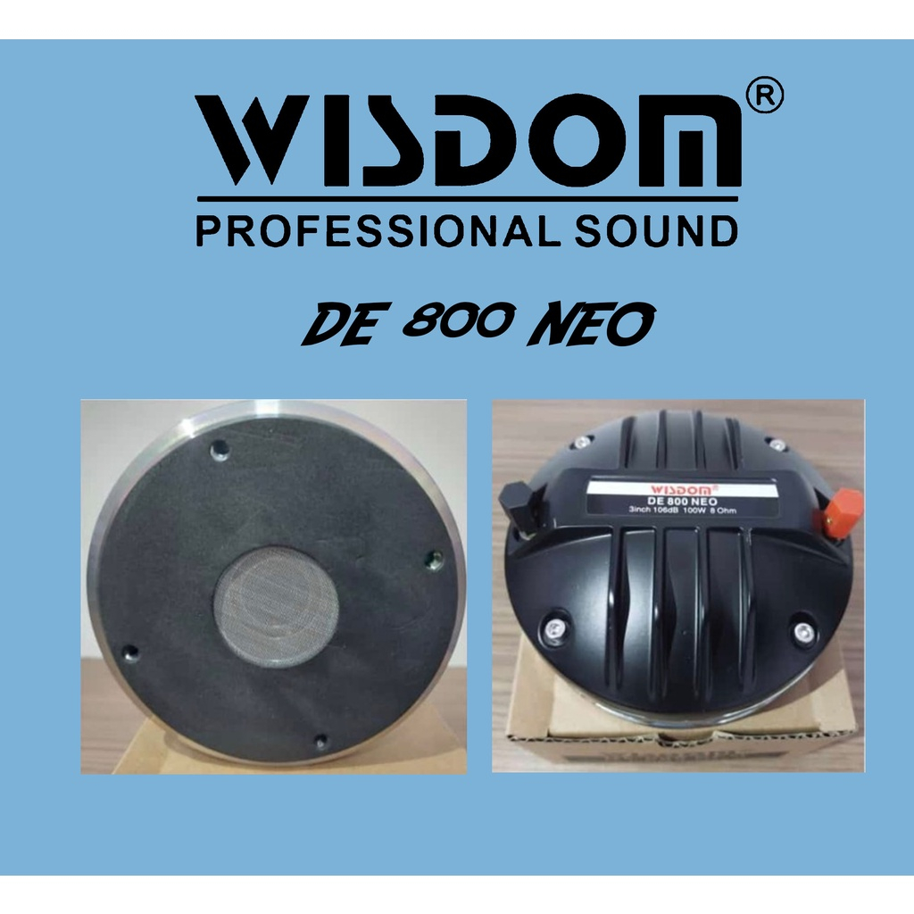Driver Wisdom DE800Neo Driver Speaker Wisdom Component DE 800 Neo