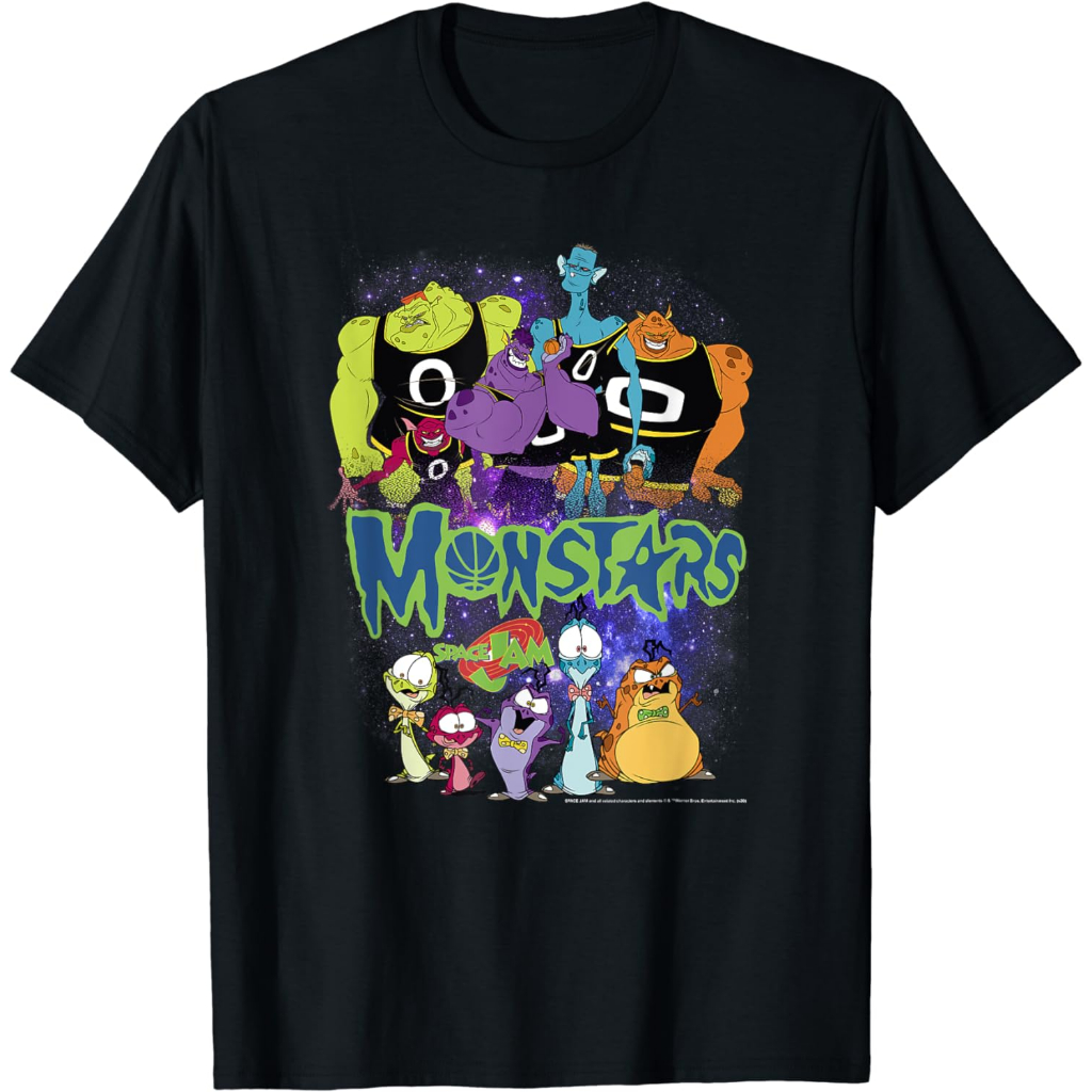 Baju kaos distro Space Jam Classic Monstars In Space T-Shirt