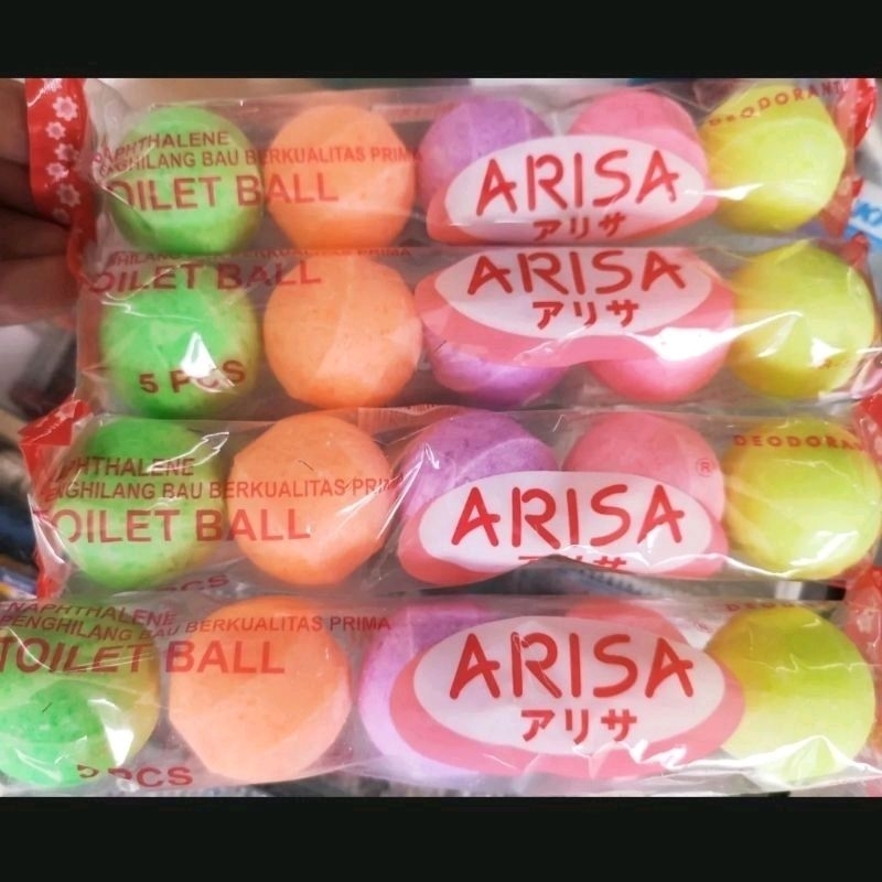 Kamper Toilet [ Arisa isi 5 Bola Besar] Kamper Bola Toilet / Kamper Bola Wc / Kamper Bola Besar / Ka