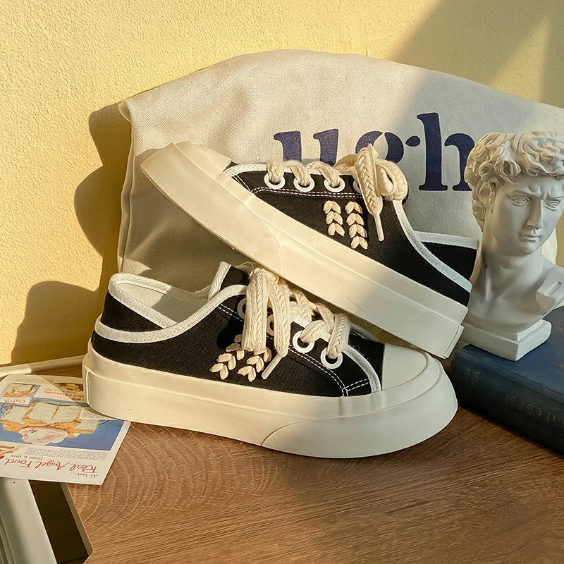 Sepatu Sneakers Kanvas Wanita Korea Import Mst-054