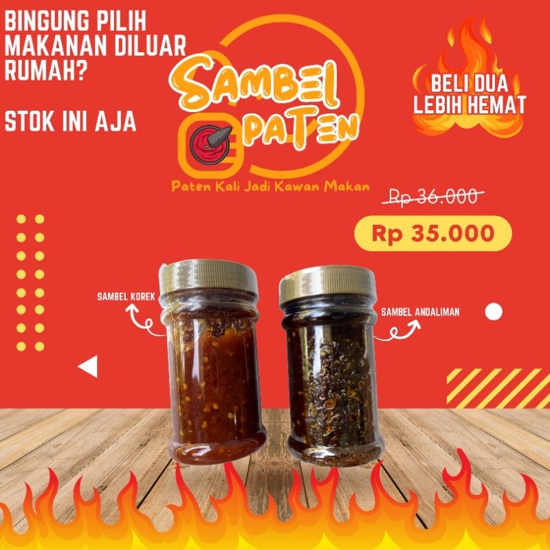 

Sambel Korek & Sambel Andaliman (PAKET DUO)