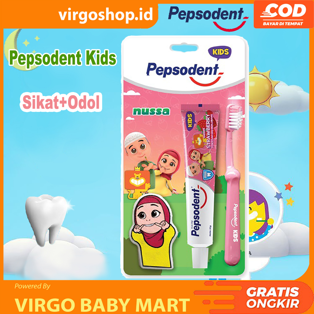 Pepsodent Kids Pasta GIgi Extra Sikat Gigi - Sikat Gigi Anak 2-6 Tahun