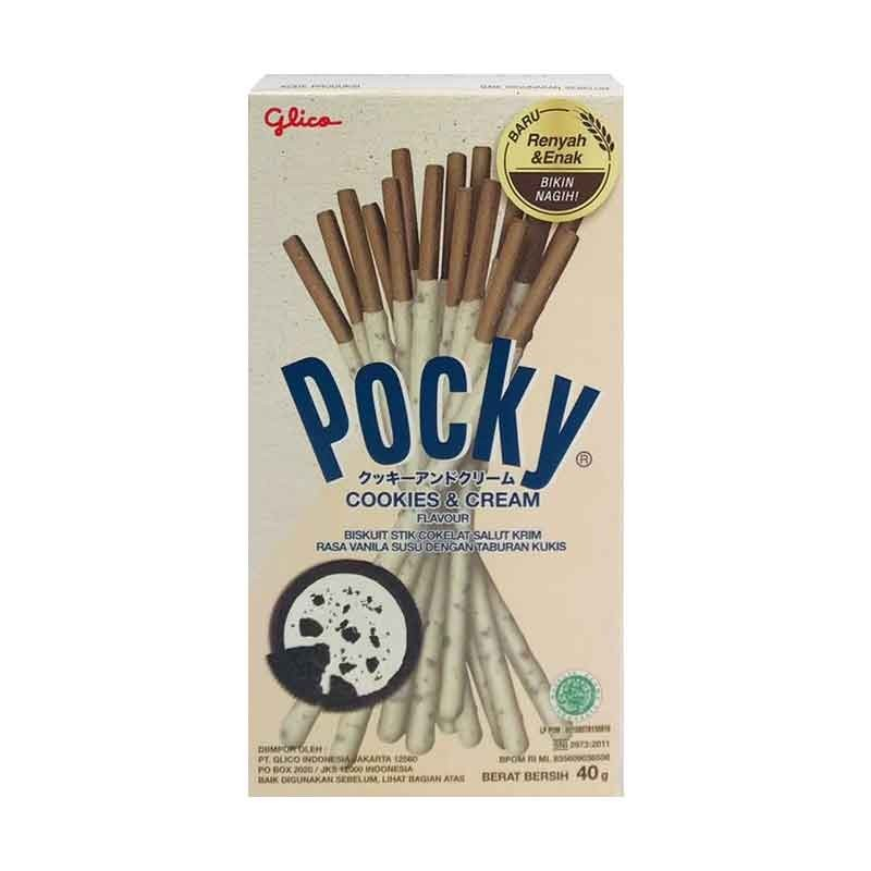 

POCKY STIK COOKIES CREAM 42G