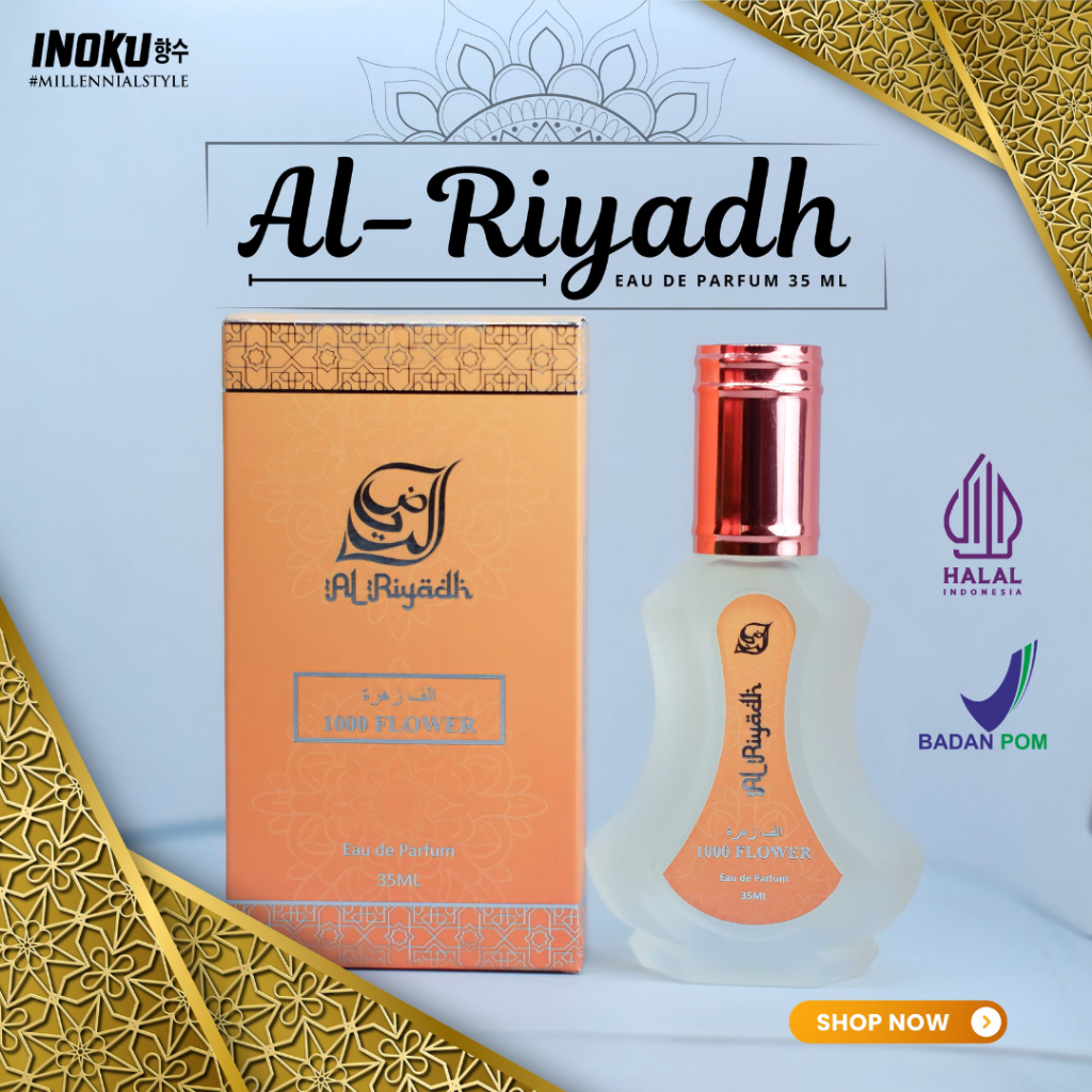 Parfum Al Riyadh 1000 Flower | 1000 Flower | Parfum Arabian | Parfum EDP | Parfum Tahan Lama | 35 ML